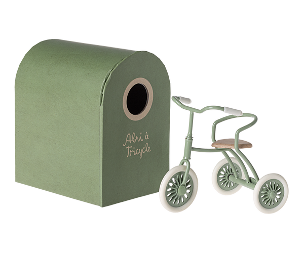 Maileg Abri à tricycle, Green