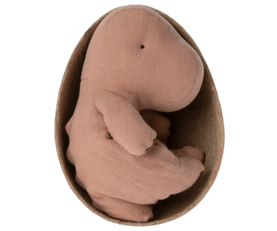 Maileg - Gantosaurus In Egg, Small - Old Rose