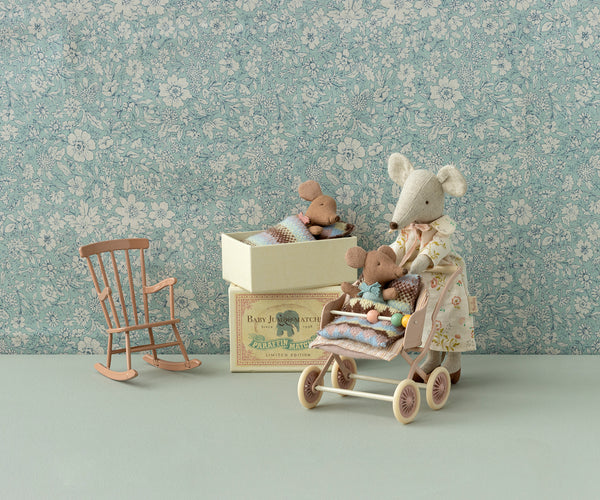Maileg Sleepy/Wakefield Mouse - Blue