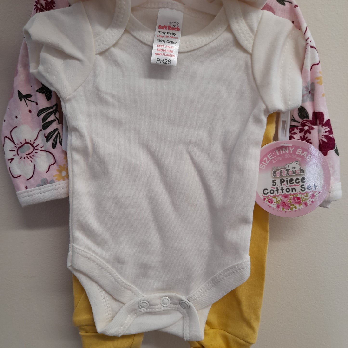 Babywear 'Tiny baby' 5 Piece Set, Floral