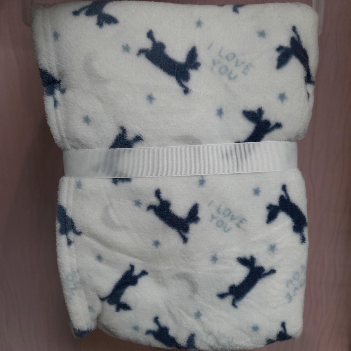 Baby 'Guess How Much I Love You' Blanket & Comforter Set, Grey / Navy