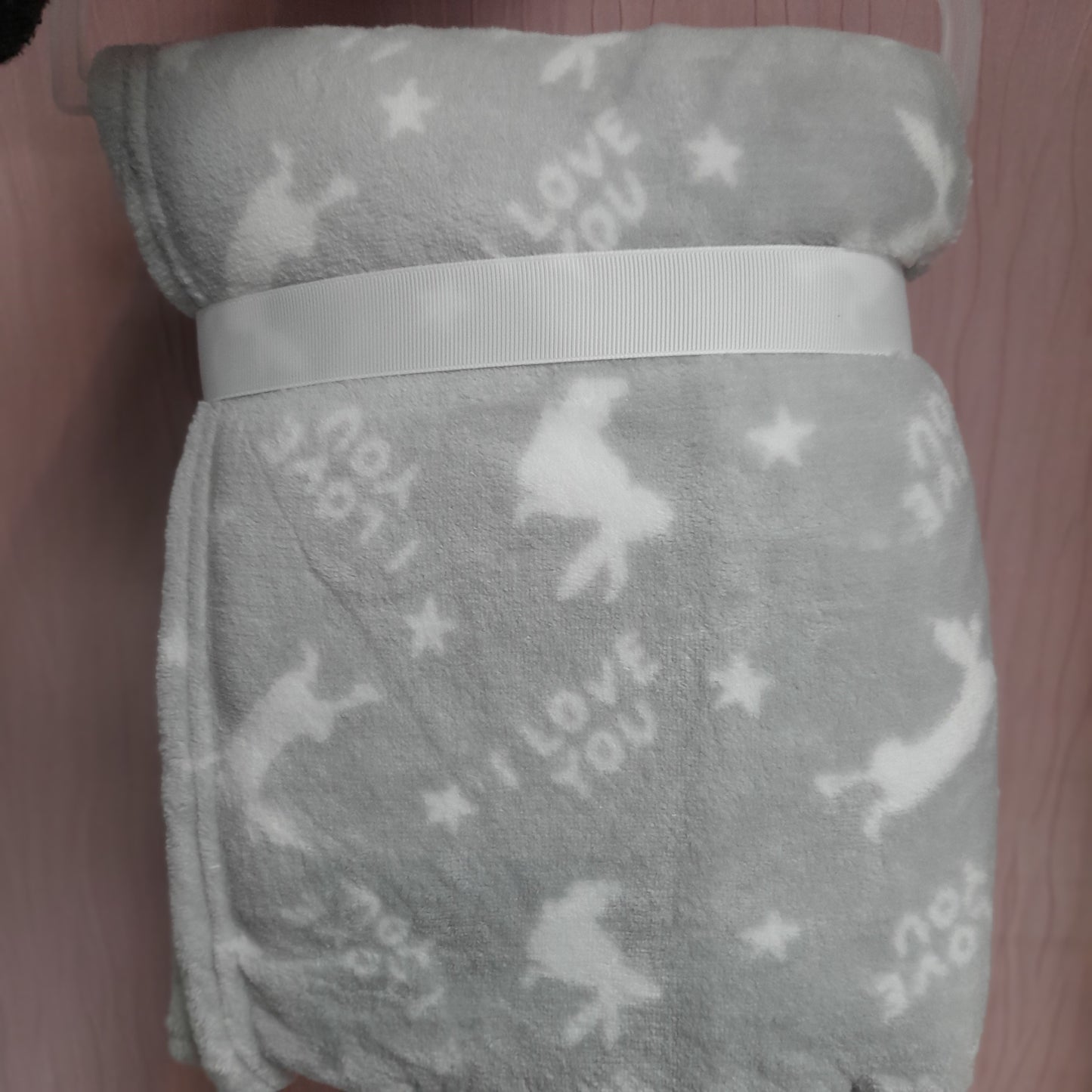Baby 'Guess How Much I Love You' Blanket & Comforter Set, Grey / Navy