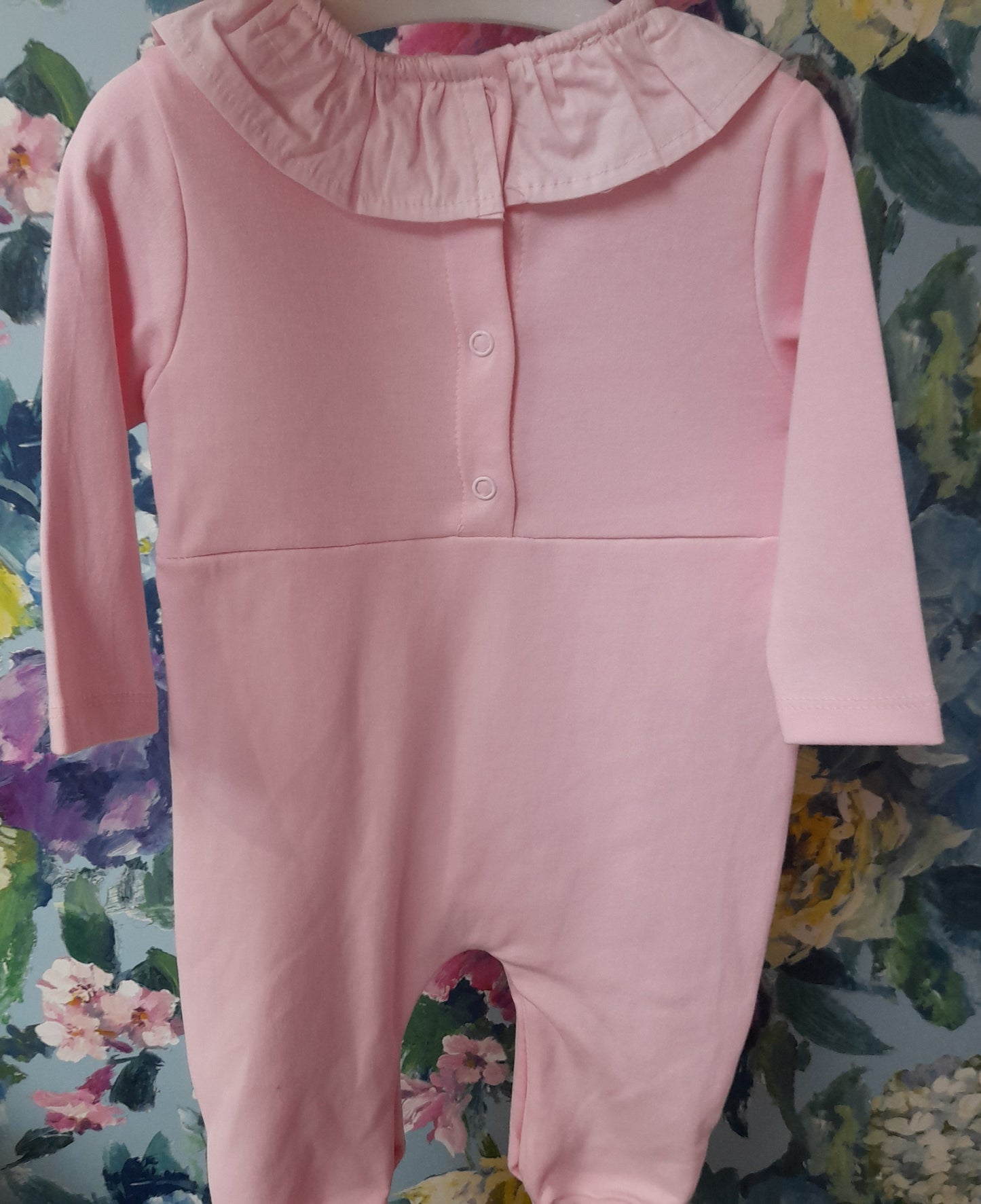 Babywear All-in-one With Smocked Detail, Pink
