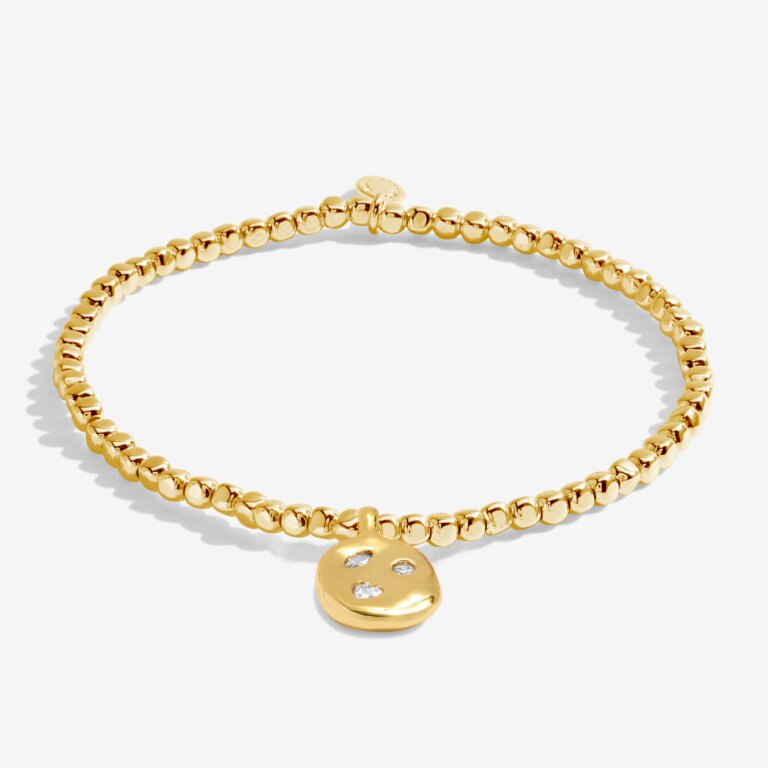 Joma Jewellery Dolce Vita 'You Make My Heart Smile' Bracelet, Gold-Plated
