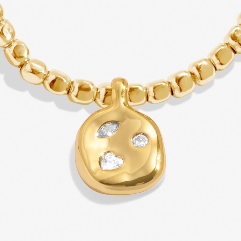 Joma Jewellery Dolce Vita 'You Make My Heart Smile' Bracelet, Gold-Plated
