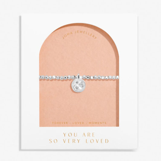 Joma Jewellery Dolce Vita 'You Are So Very Loved' Bracelet, Silver-plated