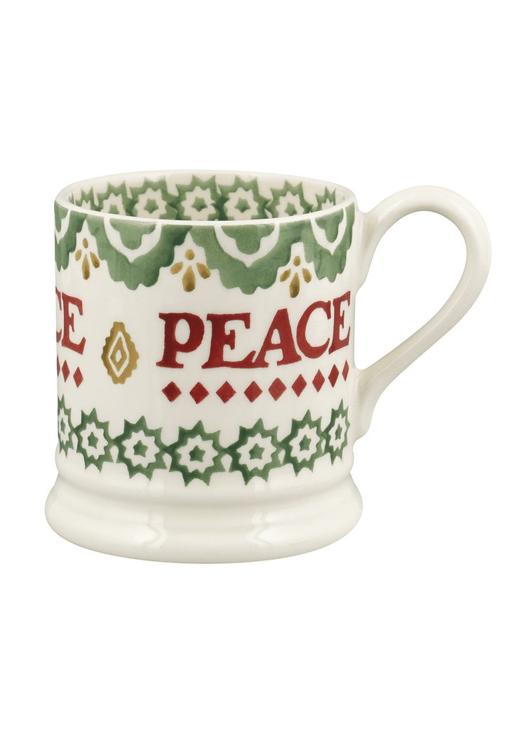 Emma Bridgewater 'Christmas Joy' Set of 2 Boxed ½ Pint Mugs