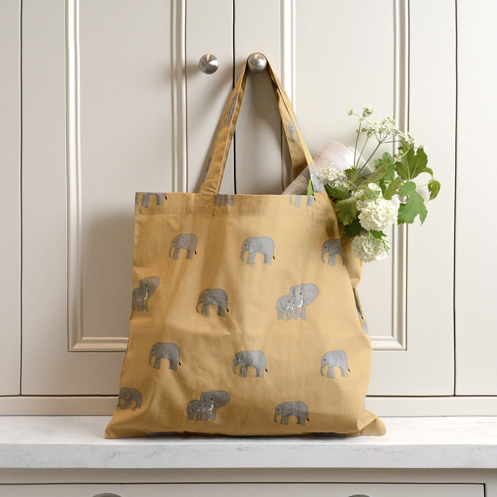 Sophie Allport Elephant Folding Shopping Bag