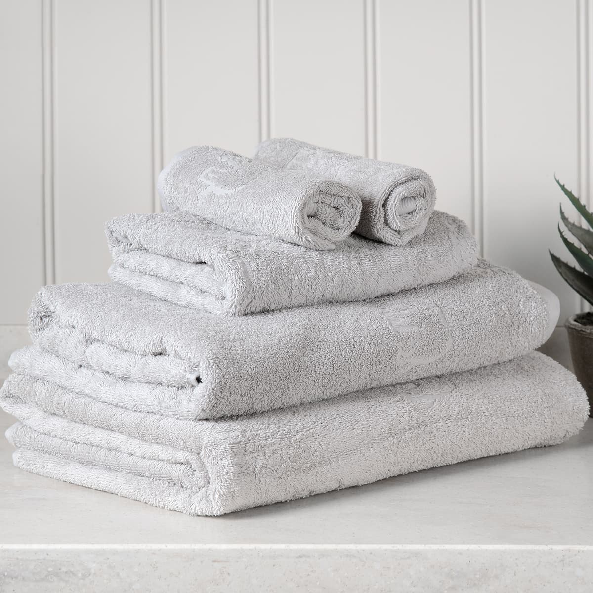 Sophie Allport - 'Elephant' Hand Towel, Grey