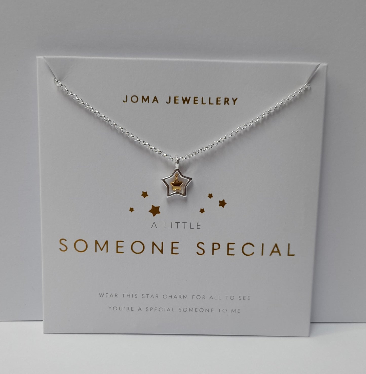 Joma A Little Someone Special Necklace, Silver-plated &Gold-Plated