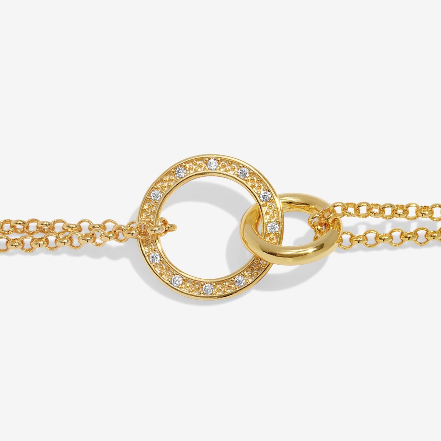 Joma Evermore Linked Circles Bracelet, Gold-Plated