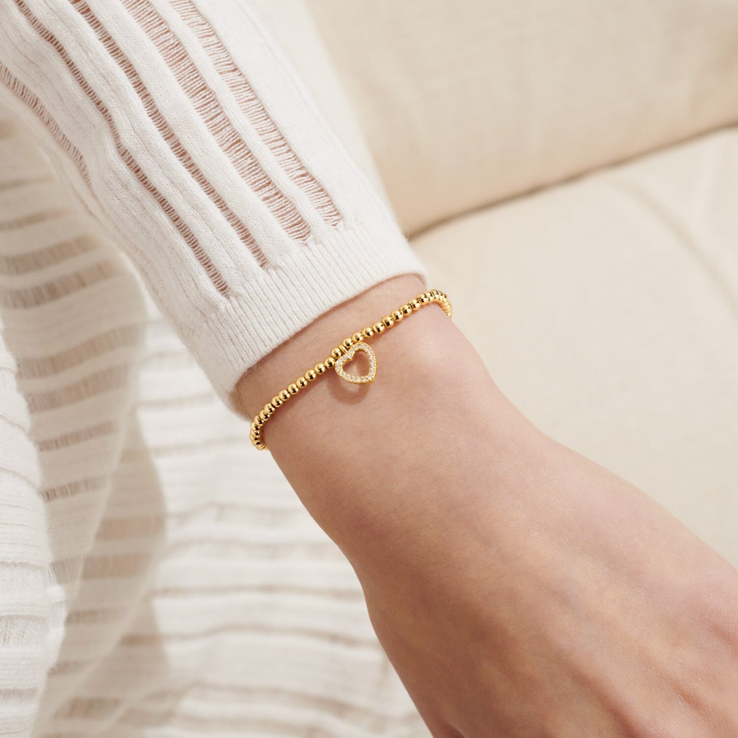 Joma A Little Happy 40th Birthday Bracelet, Gold-Plated