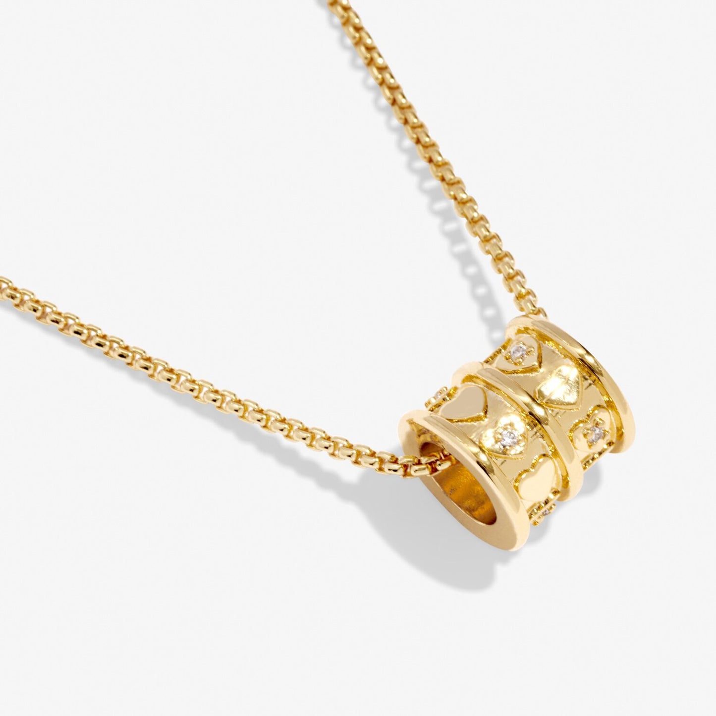 Joma Style Stories Barrel Necklace, Gold-Plated