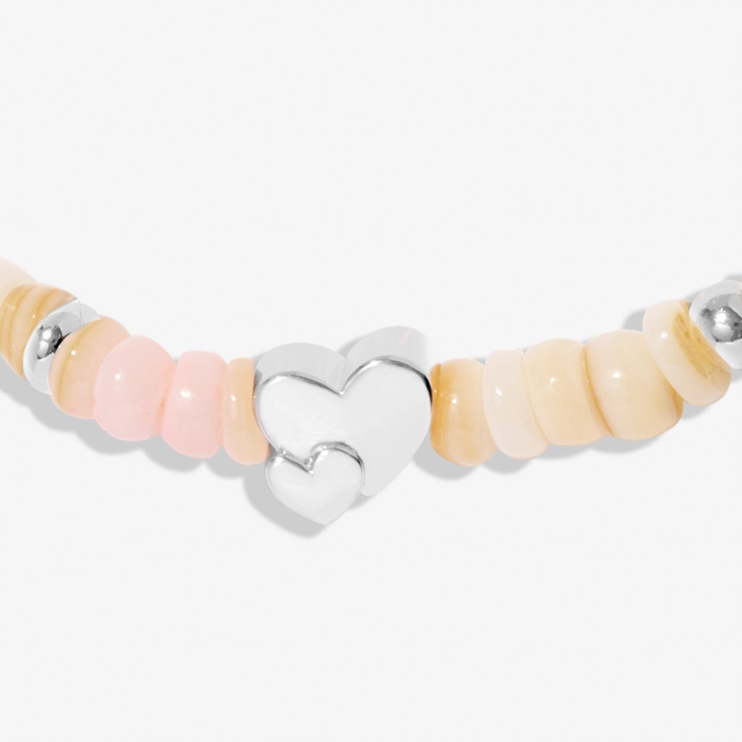 Joma Children's Happy Little Moments Lovely granddaughter Bracelet, Silver-Plated & Natural Shell Beading