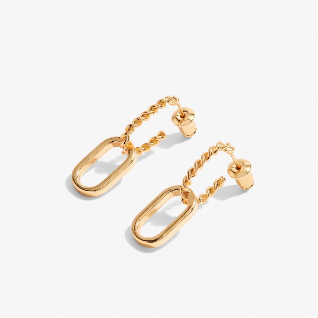 Joma Statement Gold Rope Earrings, Gold-Plated