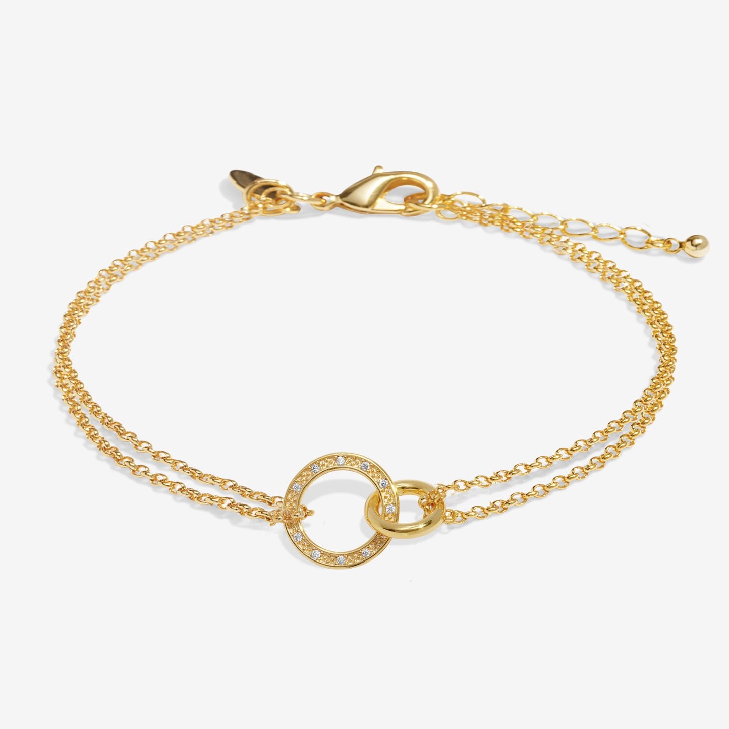 Joma Evermore Linked Circles Bracelet, Gold-Plated