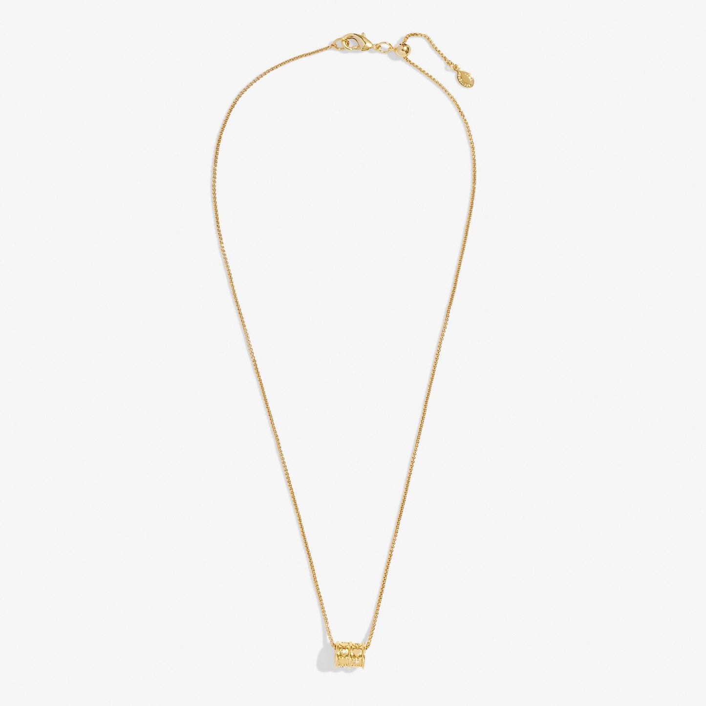 Joma Style Stories Barrel Necklace, Gold-Plated