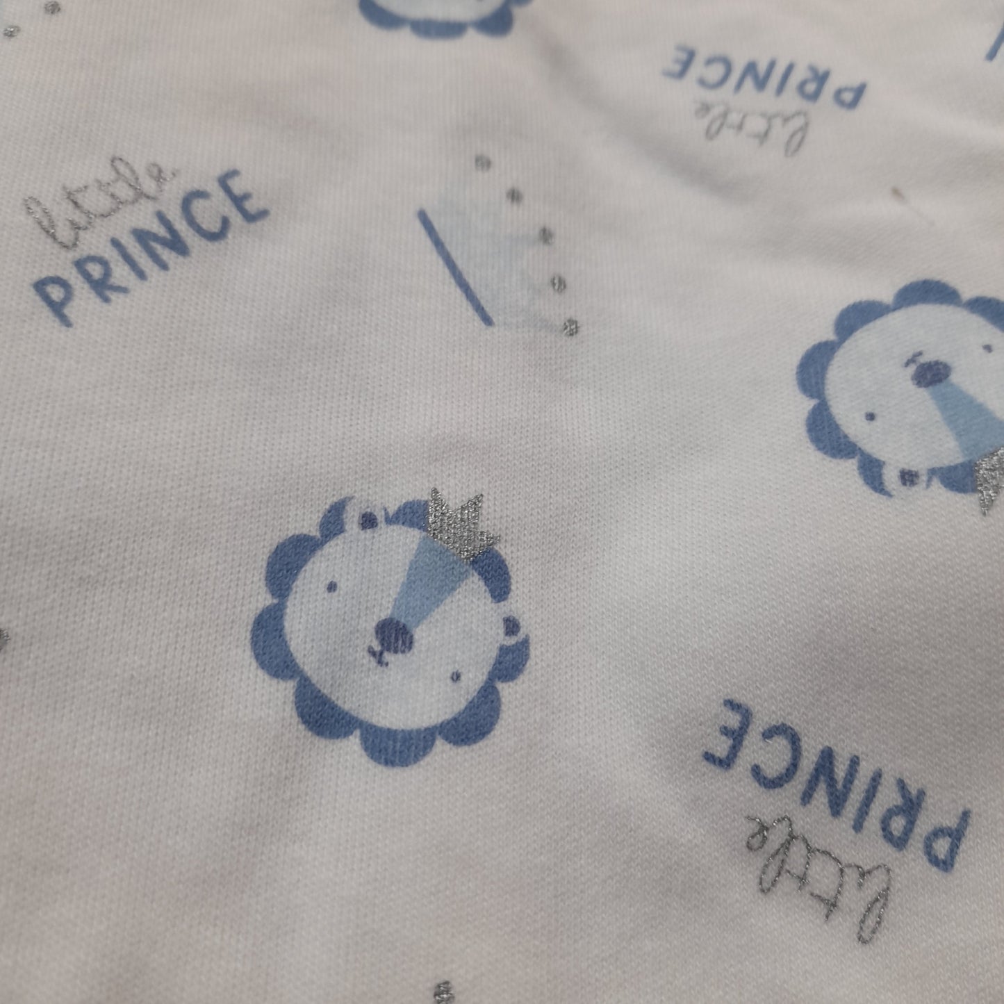 Babywear 'Little Prince' 8 Piece Set, White / Blue