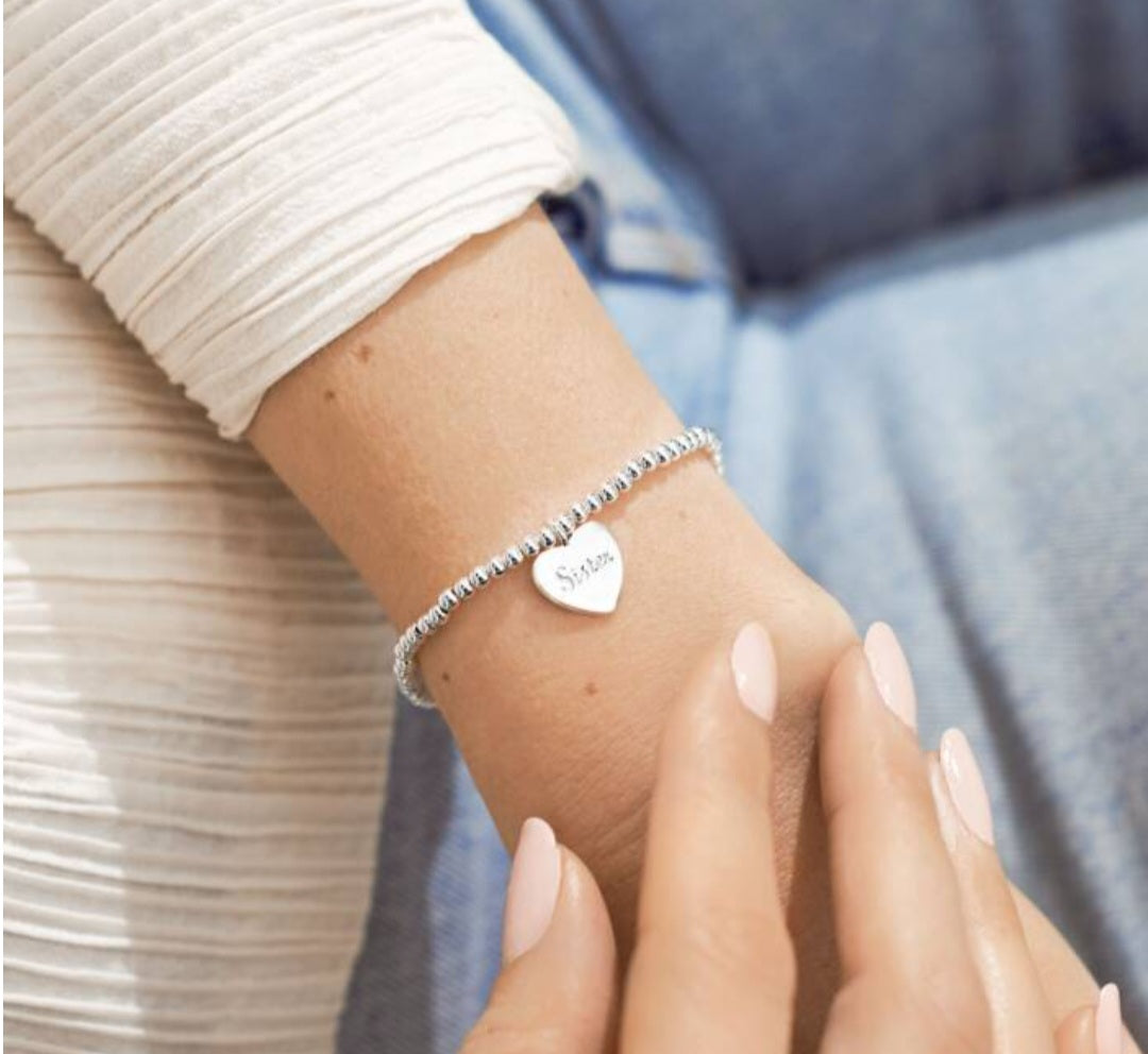 Joma A Little Super Sister Bracelet, Silver-Plated