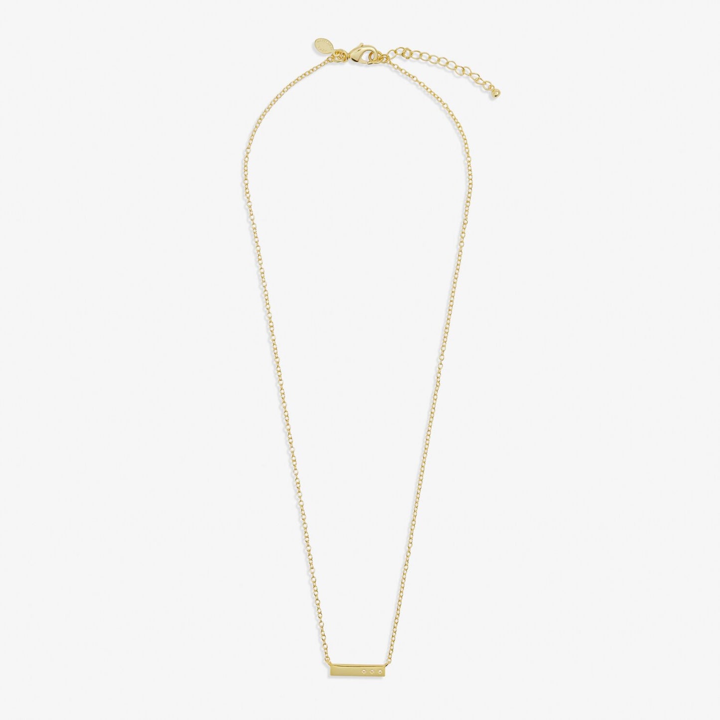 Joma Style Stories Bar Necklace, Gold-Plated