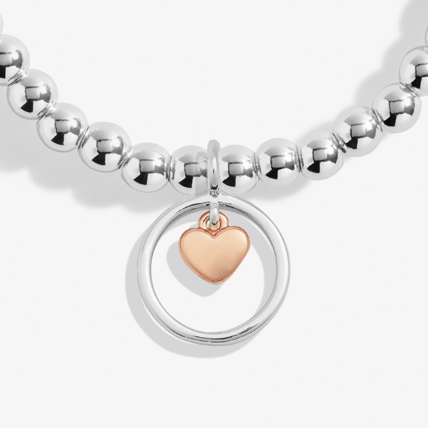 Joma Children's A Little Lovely Granddaughter Bracelet, Silver & Rose Gold-Plated