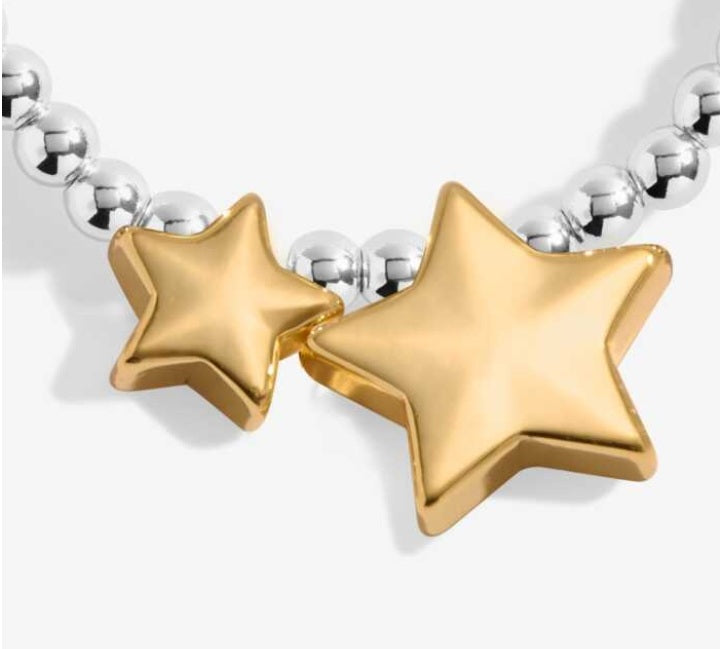 Joma A Little Congratulations Bracelet, Silver-plated & Gold-Plated, Boxed