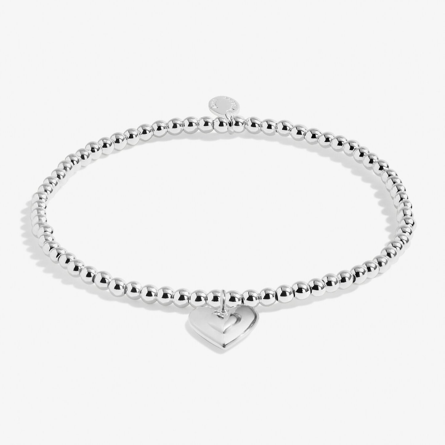 Joma A Little Heart Jewellery Box with Wonderful Mum Bracelet, Silver-Plated