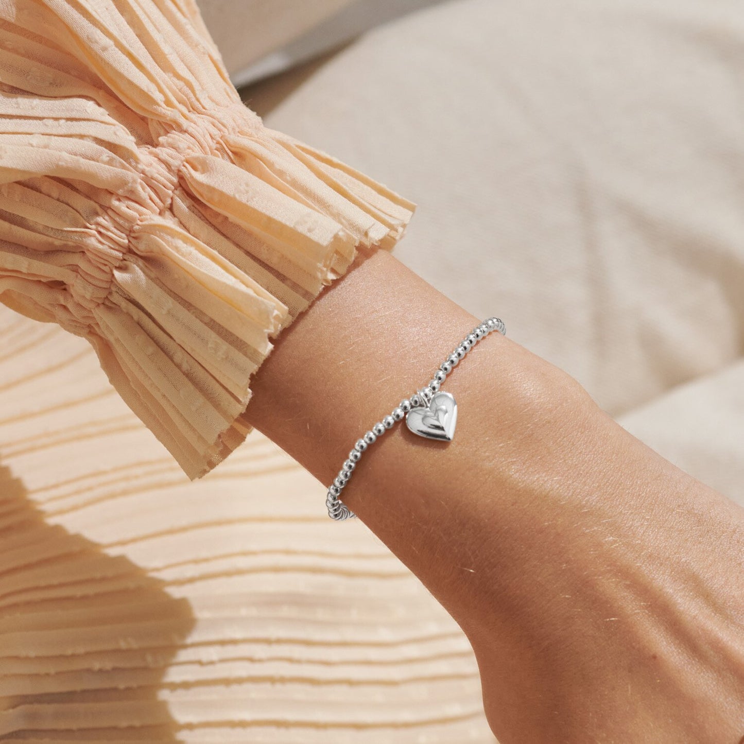 Joma A Little Heart Jewellery Box with Wonderful Mum Bracelet, Silver-Plated