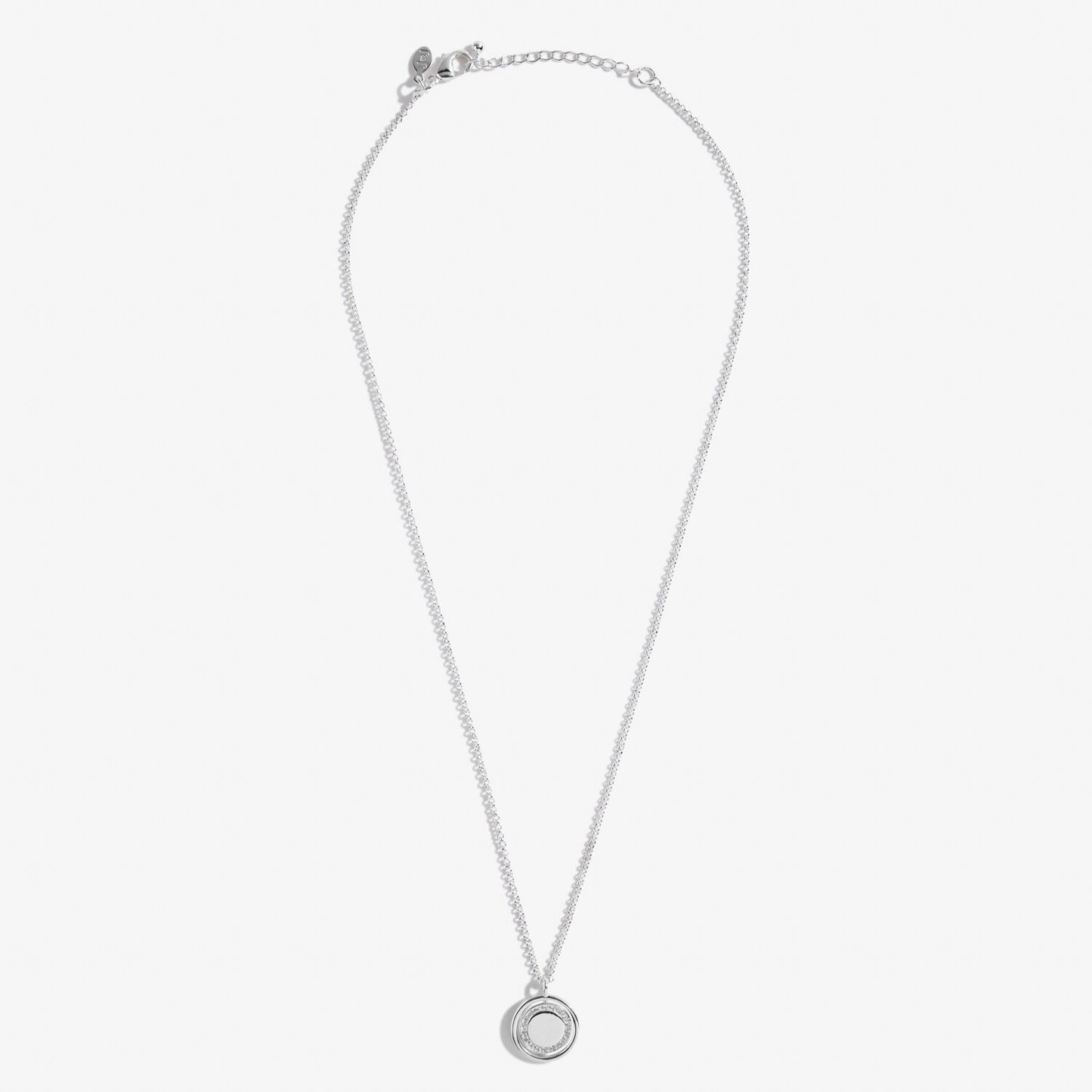 Joma Sentiment Spinners Wish Necklace, Silver-Plated