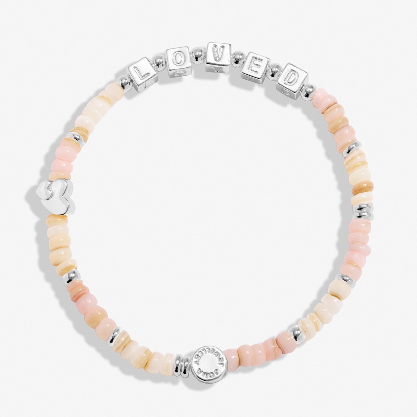 Joma Children's Happy Little Moments Lovely granddaughter Bracelet, Silver-Plated & Natural Shell Beading