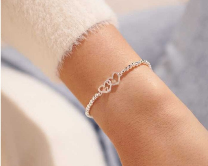 Joma Forever Yours Happy 21st Birthday Bracelet, Silver-plated