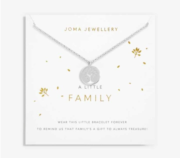 Joma A Little Family Necklace, Silver-plated