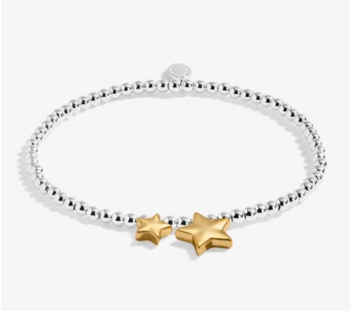 Joma A Little Congratulations Bracelet, Silver-plated & Gold-Plated, Boxed