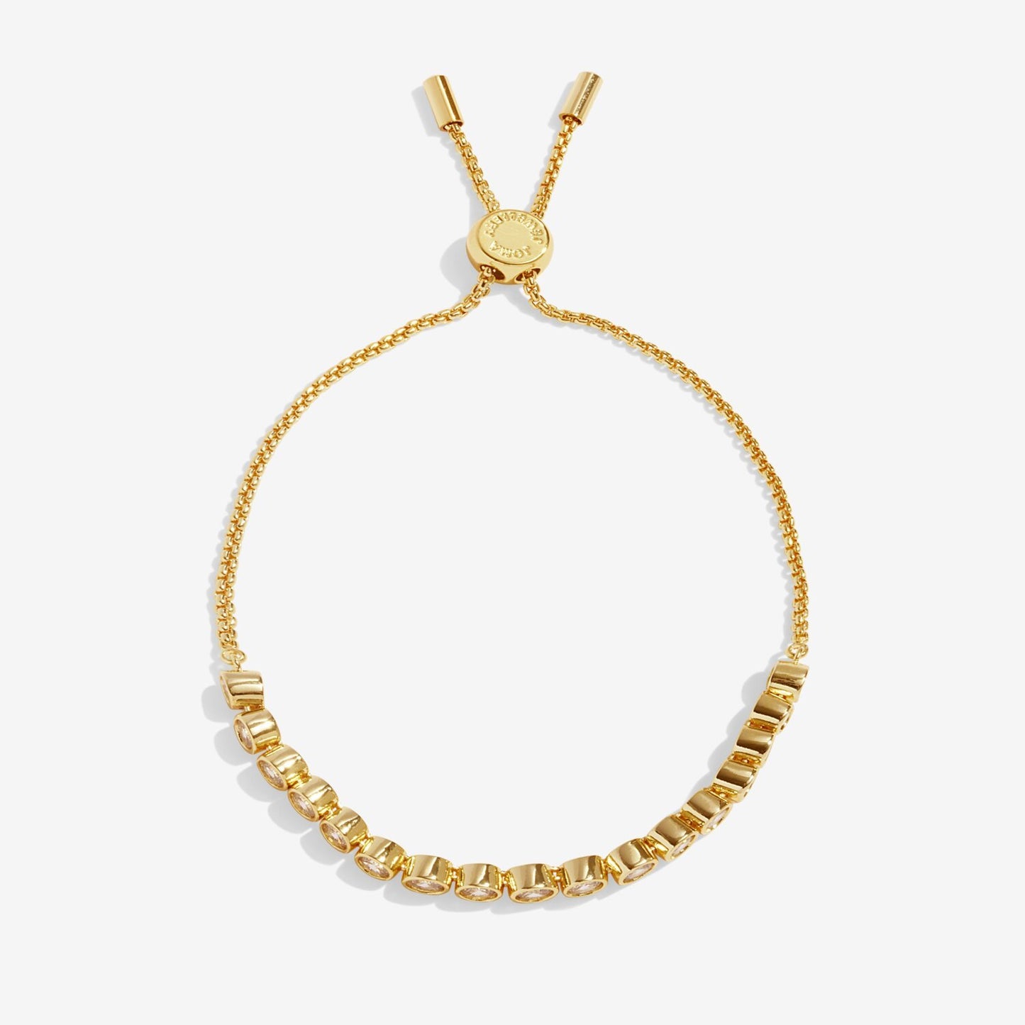 Joma Round CZ Tennis Bracelet, Gold-Plated
