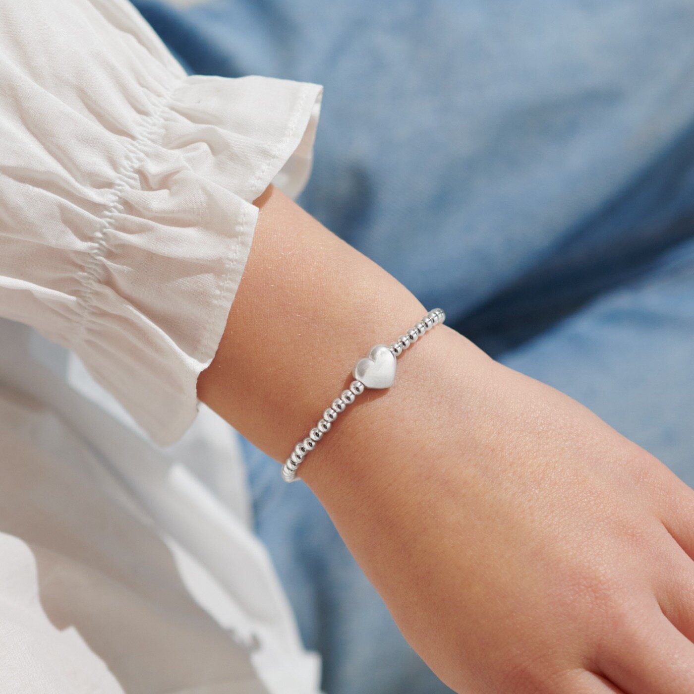 Joma Children's Little Granddaughter Bracelet, Silver-Plated