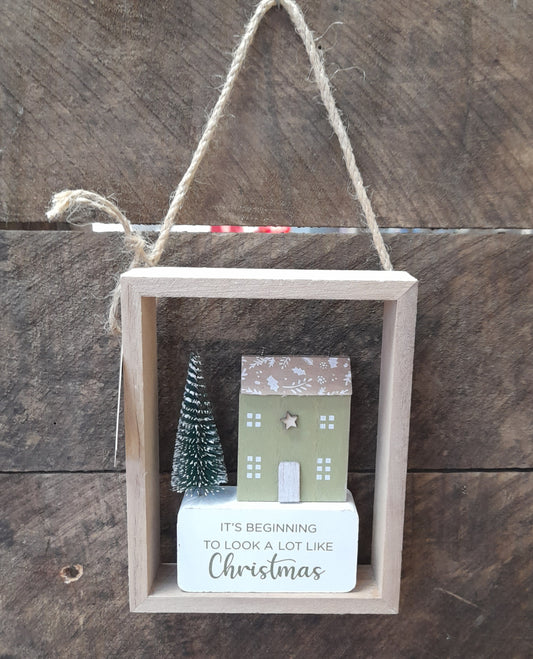 Christmas House Hanging Decoration