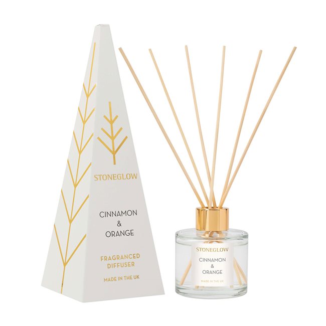 Stoneglow Seasonal Collection Cinnamon and Orange Reed Diffuser