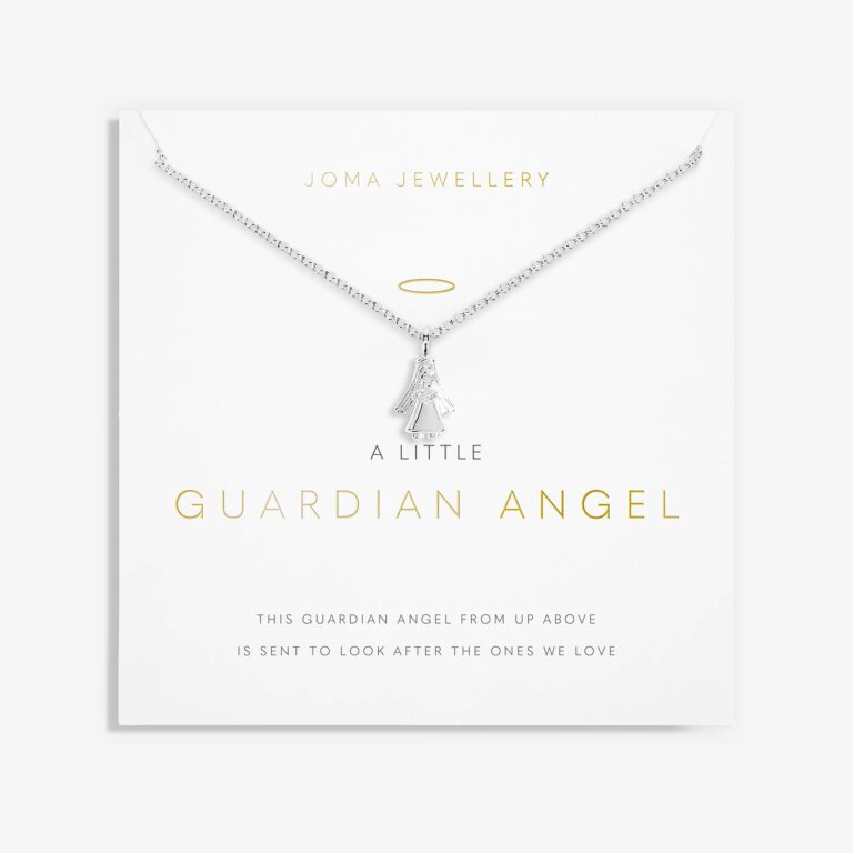 Joma A Little Guardian Angel Necklace,  Silver-plated