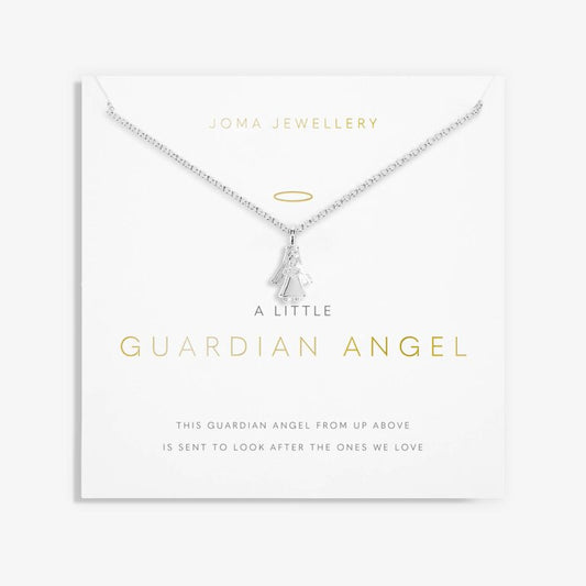 Joma A Little Guardian Angel Necklace,  Silver-plated