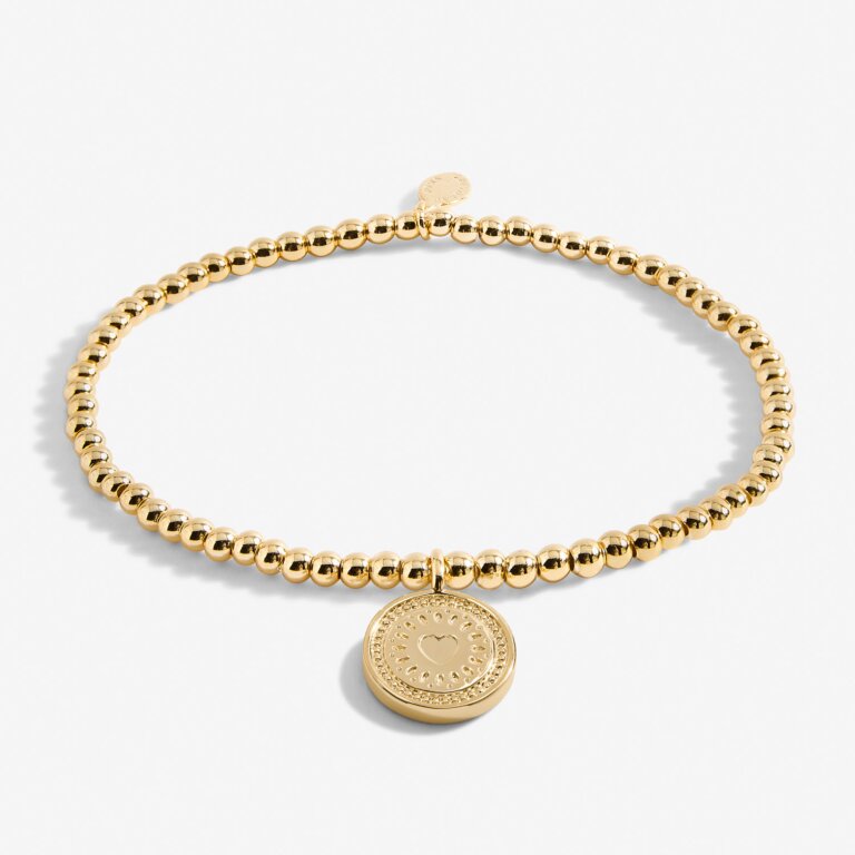 Joma A Little 60th Birthday Bracelet, Disc Charm, Gold-Plated