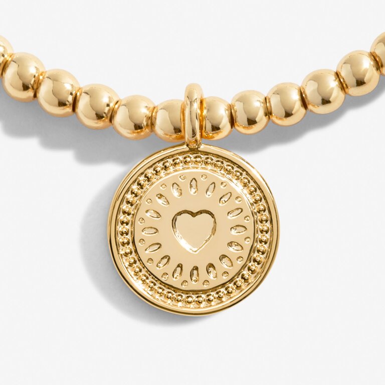 Joma A Little 60th Birthday Bracelet, Disc Charm, Gold-Plated