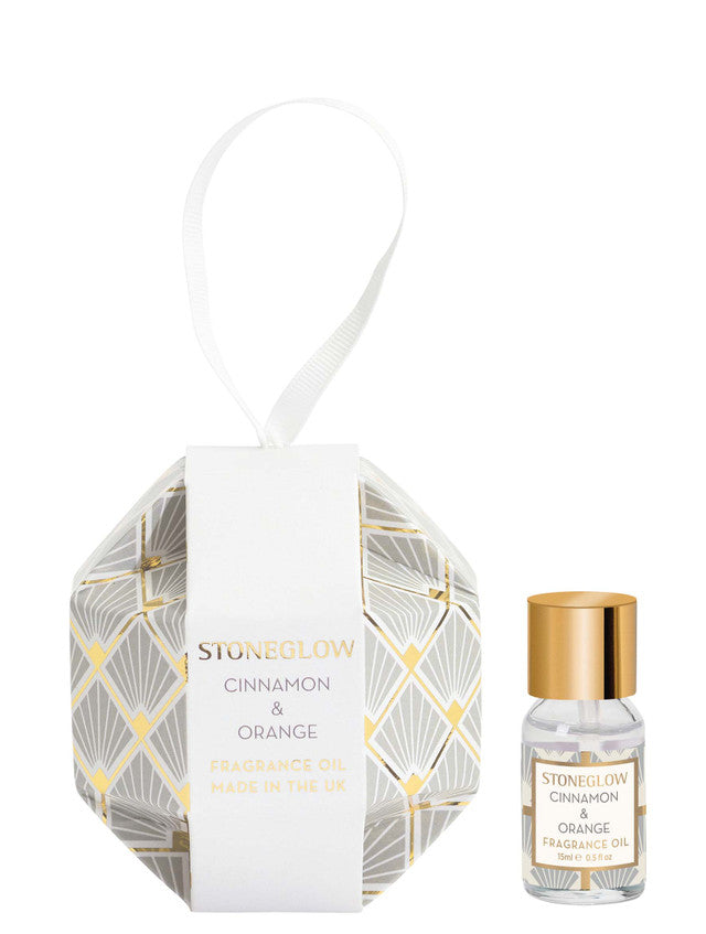 Stoneglow - Seasonal Collection - Cinnamon & Orange - Fragrance Oil (Bauble)