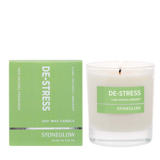 Stoneglow Wellbeing De-stress Tumbler Candle 220g