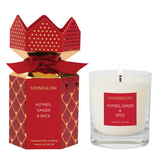 Stoneglow Seasonal Collection Nutmeg, Ginger & Spice Tumbler Candle