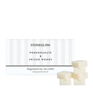 Stoneglow Wax Melts, Pomegranate & Spiced Woods