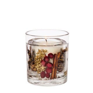 Stoneglow Seasonal / Christmas Soy Botanical Gel Tumbler Candle 'Cosy Vibes', 75g