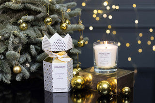 Stoneglow - Seasonal Collection - Cinnamon & Orange - Votive Candle (Cracker)