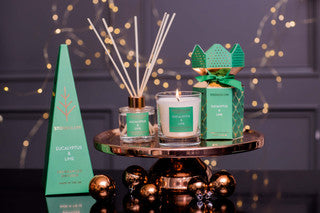 Stoneglow - Seasonal Collection - Eucalyptus & Lime - Candle (Cracker)