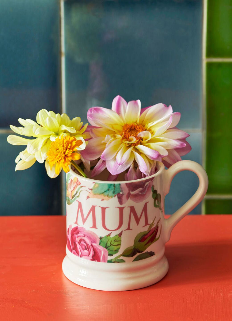 Emma Bridgewater Roses All My Life Mum ½ Pint Mug