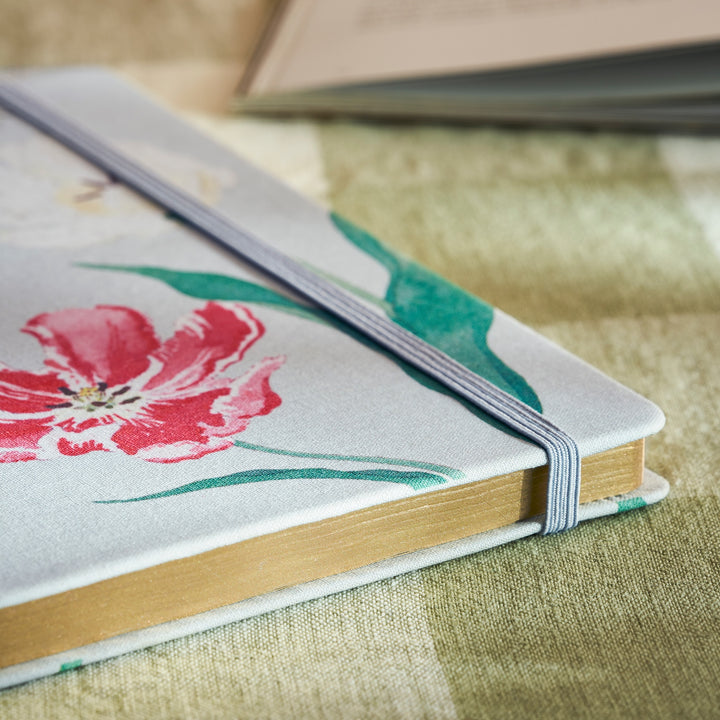 Sophie Allport 'Tulips' Fabric Covered A5 Notebook